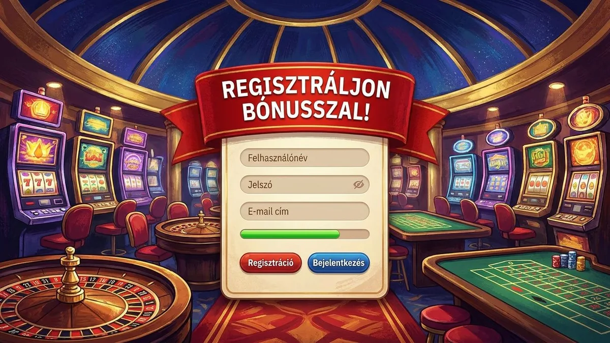 Regisztráció bónusszal